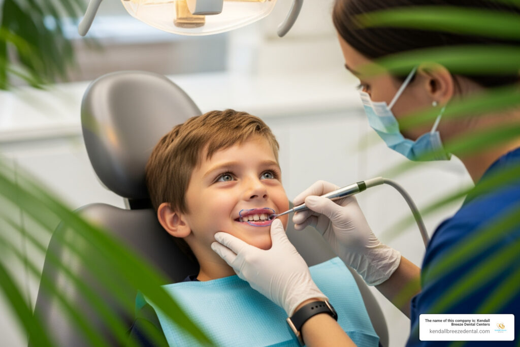 Children's dental sealants Miami